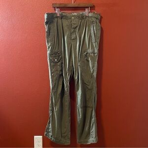 Vintage‎ Gap Men’s Industrial Standard Paratrooper Green Cargo Baggy Y2K Pants